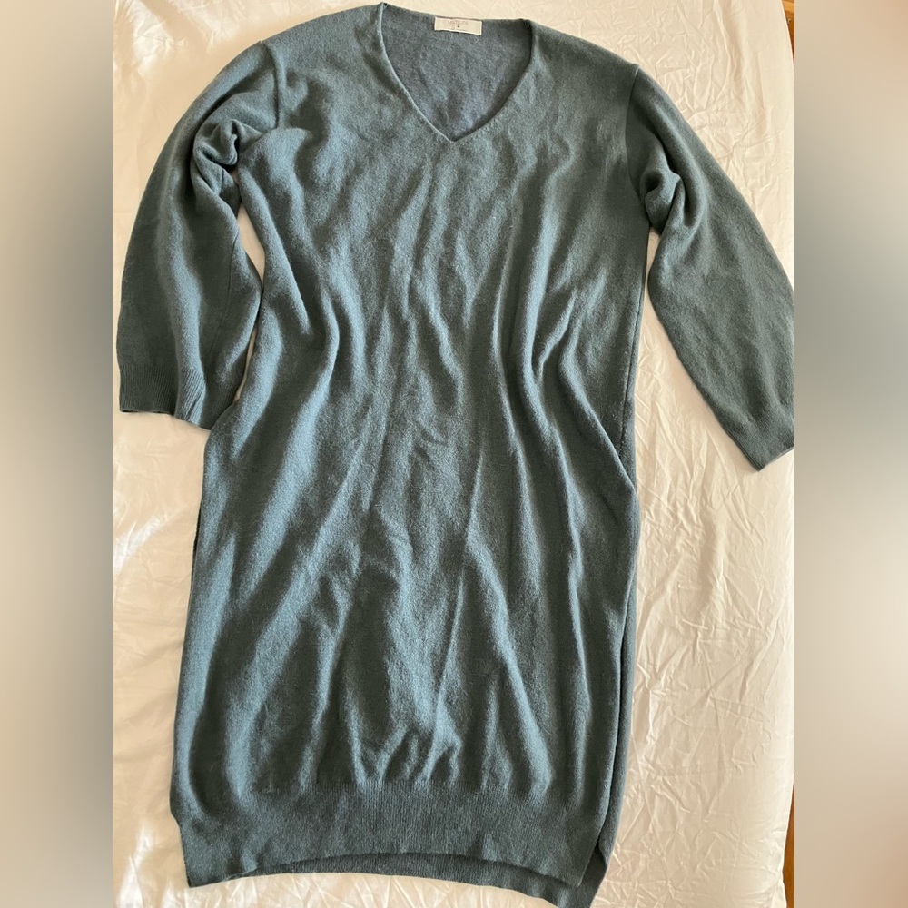 Warm fuzzy Korean made sweater dress